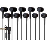 3.5 Mm Wired Earbuds 5pk
