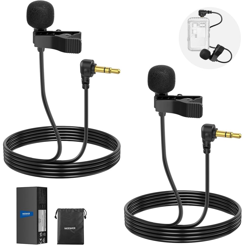 lavalier-mic-set-2pk.jpg Lavalier Mic Set - 2pk - Image 1