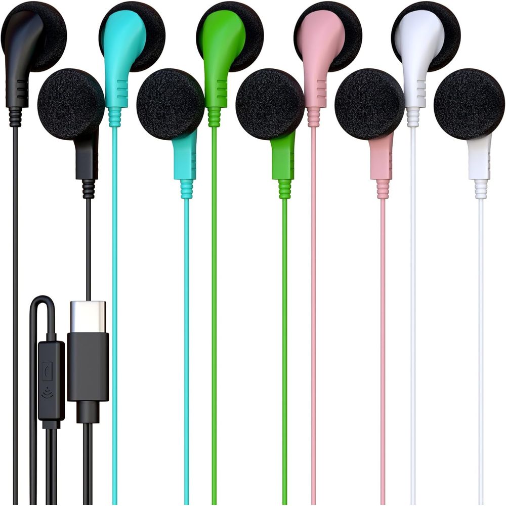 usb-c-earbuds-5pk.jpg Usb-c Earbuds 5pk - Image 1